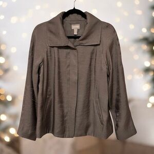 Chico's Shimmering Brown Blazer. Size 0